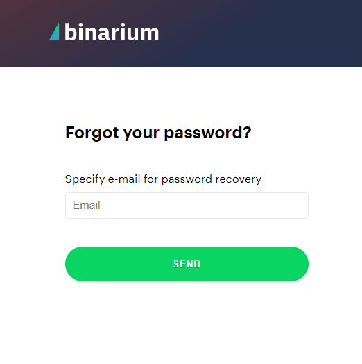 Binarium Login le Deposit: Mehato, Mekhoa ea Tefo le Meeli Binarium Login le Deposit: Mehato, Mekhoa ea Tefo le Meeli