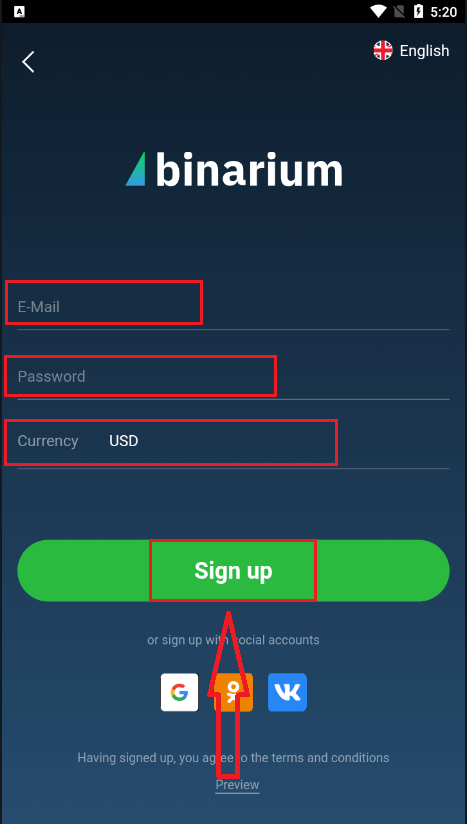 How to Create an Account and Register with Binarium