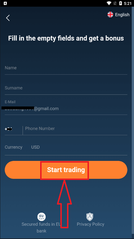 How to Create an Account and Register with Binarium
