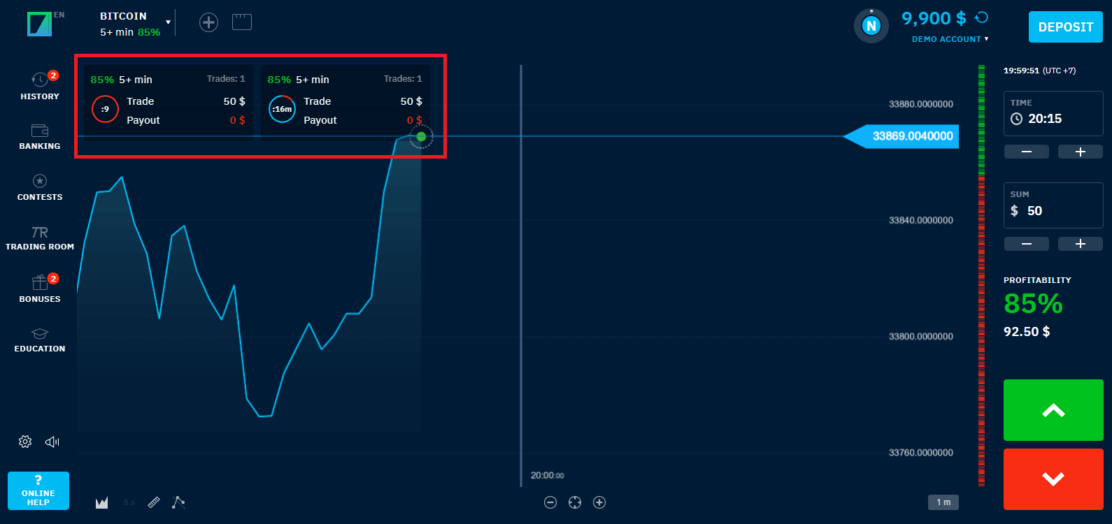 Как зарегистрироваться и начать торговать с демо -счетом в Binarium